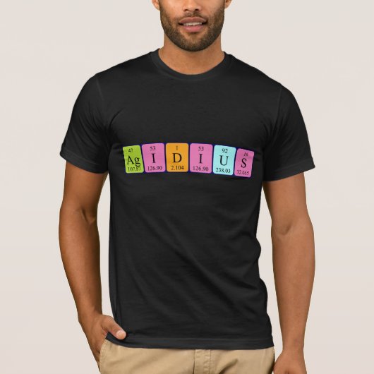 Ägidius periodiek shirt van de lijstnaam (Voorkant)
