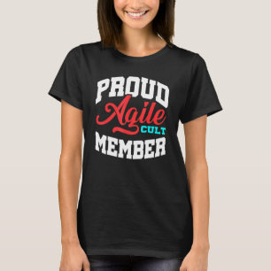 Agile Cult Lid Scrum Project Management PM Coac T-shirt