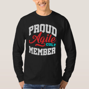 Agile Cult Lid Scrum Project Management PM Coac T-shirt