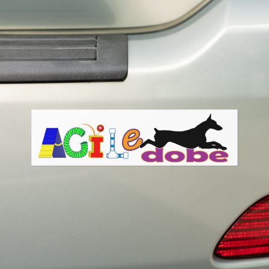 Agile Dobe Bumpersticker (Op auto)