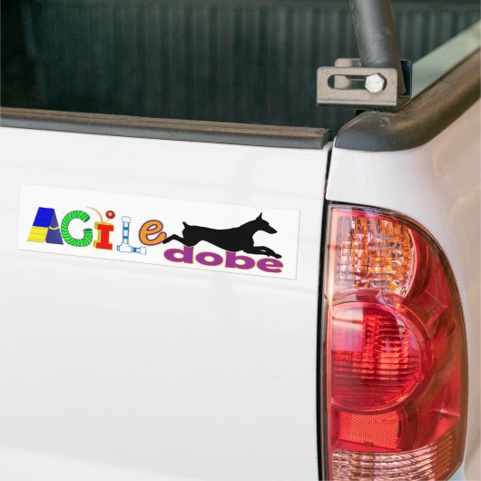 Agile Dobe Bumpersticker (Op Truck)