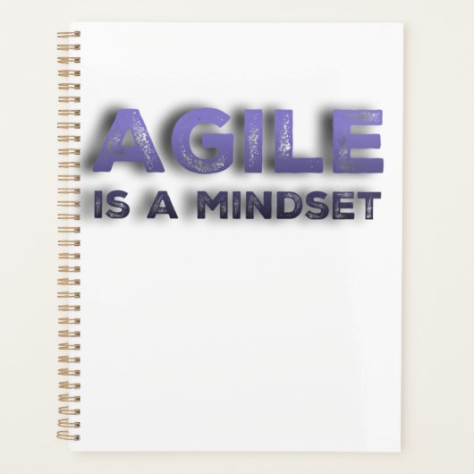 Agile is een denkbeeld planner (Voorkant)