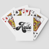 Agile is een mentaliteit pokerkaarten (Achterkant)