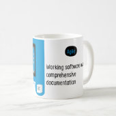 Agile Manifesto cup II. Koffiemok (Voorkant rechts)