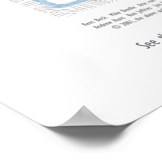 Agile Manifesto Poster (Hoek)