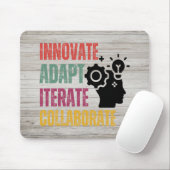 Agile Mindset Core Principles Positief Denken Muismat (Met muis)