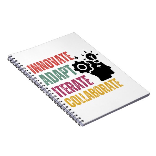 Agile Mindset Core Principles Positief Denken Notitieboek (Rechterzijde)