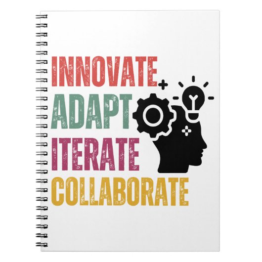 Agile Mindset Core Principles Positief Denken Notitieboek (Voorkant)