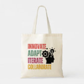 Agile Mindset Core Principles Positief Denken Tote Bag (Achterkant)