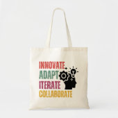 Agile Mindset Core Principles Positief Denken Tote Bag (Voorkant)
