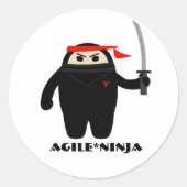 Agile Ninja Stickers (Voorkant)