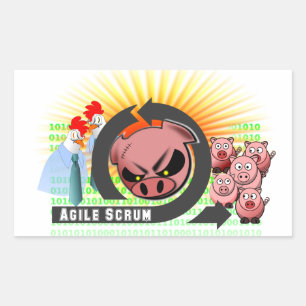 Agile Scrum Sticker - !