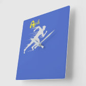 Agile Vierkante Klok (Hoek)