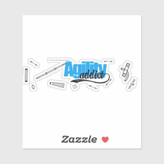 Agility Addict Course Map Sticker (Vel)