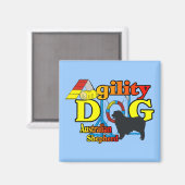 Agility Australian Shepherd Gifts Magneet (Voorkant / Achterkant)