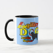 Agility Australian Shepherd Gifts Mok (Links)