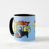 Agility Australian Shepherd Gifts Mok (Voorkant links)
