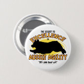 Agility Australian Shepherd Secret Button (Voorkant /achterkant)