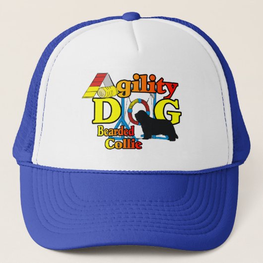 Agility Bearded Collie Trucker Pet (Voorkant)