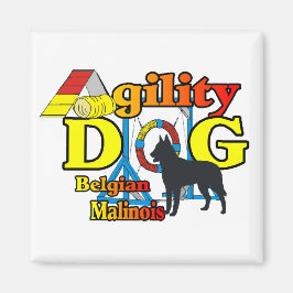 Agility Belgian Malinois Cadeaus Magneet
