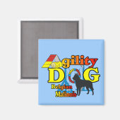 Agility Belgium Malinois Gifts Magneet (Voorkant / Achterkant)