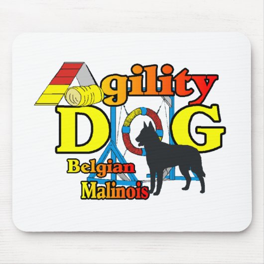 Agility Belgium Malinois Gifts Muismat (Voorkant)