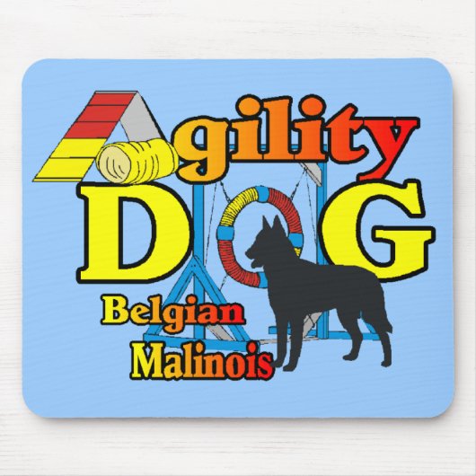 Agility Belgium Malinois Gifts Muismat (Voorkant)