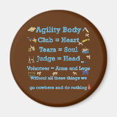 Agility Body Magneet (Voorkant)