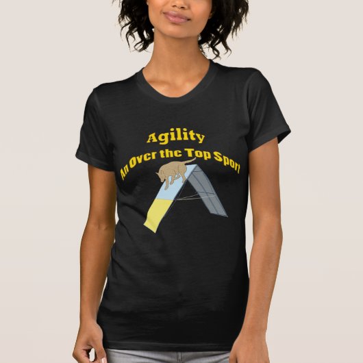 Agility boven aan t-shirt (Voorkant)