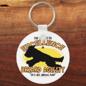 Agility Briard Secret Sleutelhanger (Voorkant)