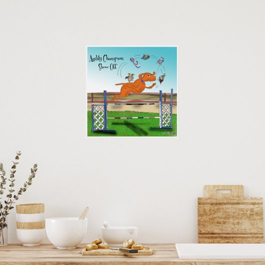 Agility Champion Show off Poster (Keuken)