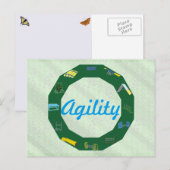 Agility Circle Briefkaart (Voorkant / Achterkant)