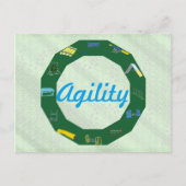 Agility Circle Briefkaart (Voorkant)