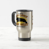 Agility Corgi Secret Travel Mug Reisbeker (Voorkant links)
