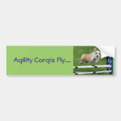 Agility Corgis Fly Bumpersticker (Voorkant)