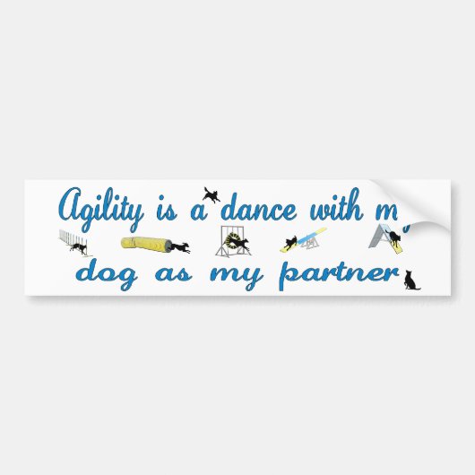 Agility Dance Bumpersticker (Voorkant)