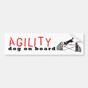 Agility dog aan boord - Jump Bumpersticker