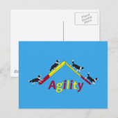 Agility dog briefkaart (Voorkant / Achterkant)