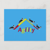 Agility dog briefkaart (Voorkant)