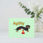 Agility dog briefkaart (Staand voorkant)