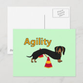 Agility dog briefkaart (Voorkant / Achterkant)