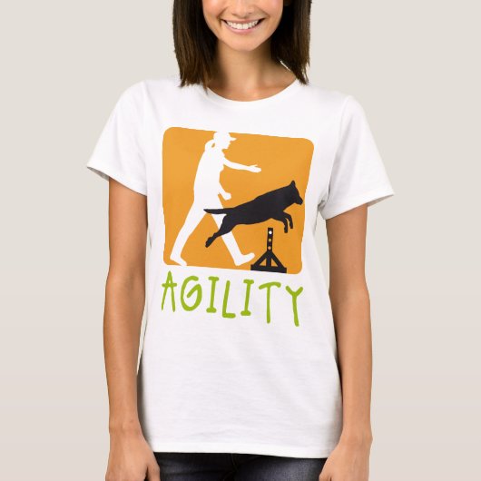 Agility dog sport t-shirt (Voorkant)