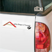 Agility Dogs in Transit Bumpersticker (Op Truck)
