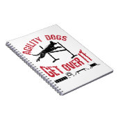 Agility Dogs krijgen er overheen Notitieboek (Rechterzijde)