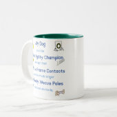 Agility Excuses Tweekleurige Koffiemok (Voorkant links)