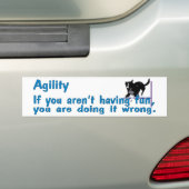 Agility heeft gefaald bumpersticker (Op auto)
