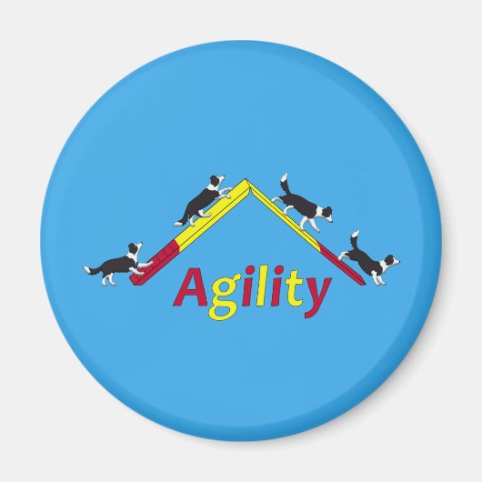 Agility hond magneet (Voorkant)