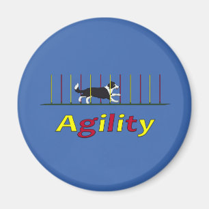 Agility hond magneet