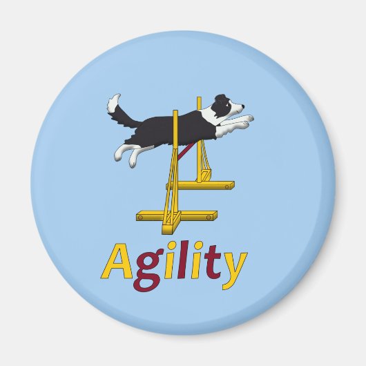 Agility hond magneet (Voorkant)