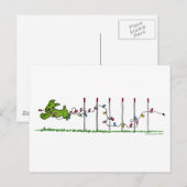 Agility Kerstverlichting Feestdagenkaart (Voorkant / Achterkant)